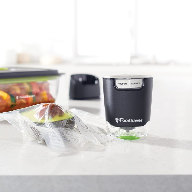 FoodSaver فود سيفر FS2160 جهاز شفط الهواء المحمول متعدد الاستخدامات ومشبع النكهات، 2146039 - Image 4