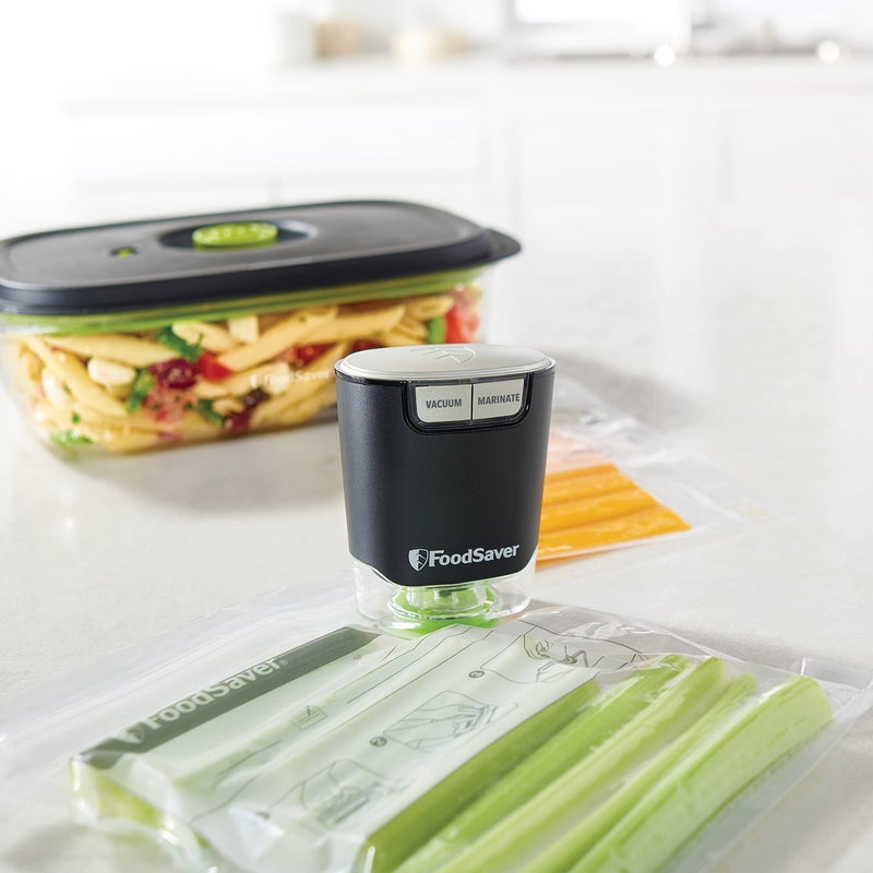 FoodSaver فود سيفر FS2160 جهاز شفط الهواء المحمول متعدد الاستخدامات ومشبع النكهات، 2146039 - Image 5