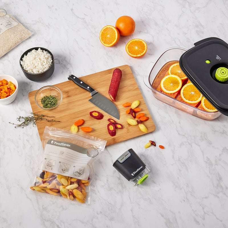 FoodSaver فود سيفر FS2160 جهاز شفط الهواء المحمول متعدد الاستخدامات ومشبع النكهات، 2146039 - Image 2
