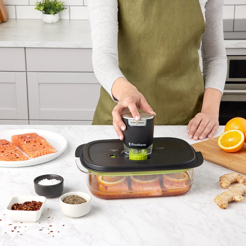 FoodSaver فود سيفر FS2160 جهاز شفط الهواء المحمول متعدد الاستخدامات ومشبع النكهات، 2146039 - Image 3
