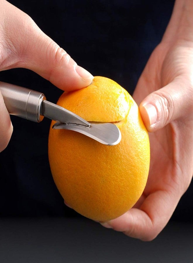 BENEKIY Orange Citrus Peelers Stainless Steel Slicer Cutter Peeler Remover Opener Humanized Design Curved Handle Fruit Tools Kitchen Gadget - Image 4