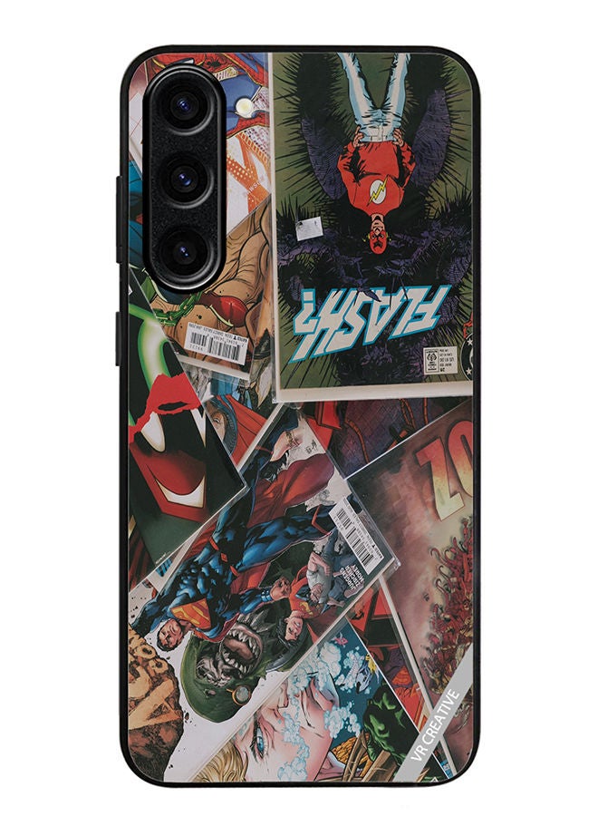 VR CREATIVE Protective Case Cover For Samsung Galaxy S23 Plus Marvel Comic Design Multicolour - Image 1