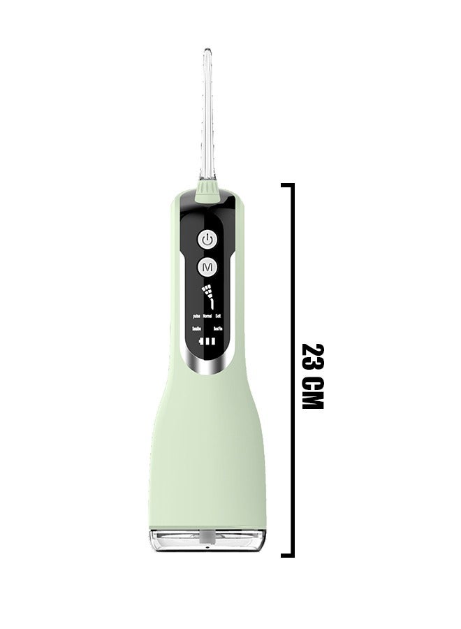 Beyond Water Dental Flosser Teeth, Portable Cordless Oral Irrigator with 5 Jet Tips, PX7 Waterproof Electric Waterflosser Flossing Machine (Green) - Image 2