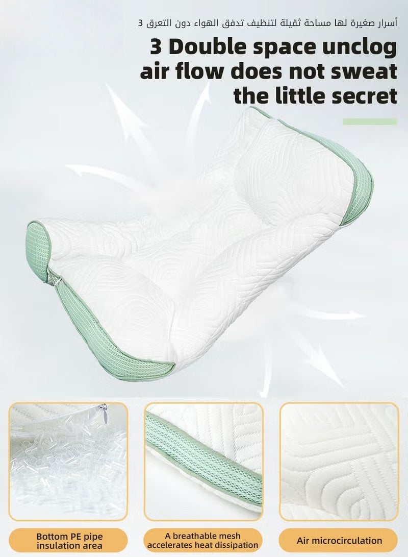 HOOKOR Toddler Pillow for Sleeping, Kids Pillows with Ergonomic Spine-Protective Design, Ultra Supportive Memory Foam Material, for Babies, Infants, Toddlers, Children, Especially for child aged 6 to 12 - Image 5