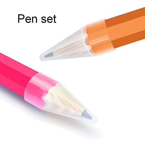 BUSHIBU Giant Pencils for Prop/Gifts/Decor - 14 Inch Jumbo Wooden Big Novelty Pencil with Cap for Schools and Homes (Pink) - Image 5