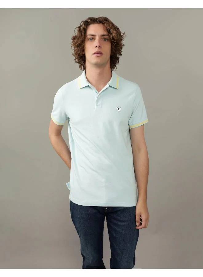امريكان ايجل AE Tipped Flex Pique Polo Shirt
