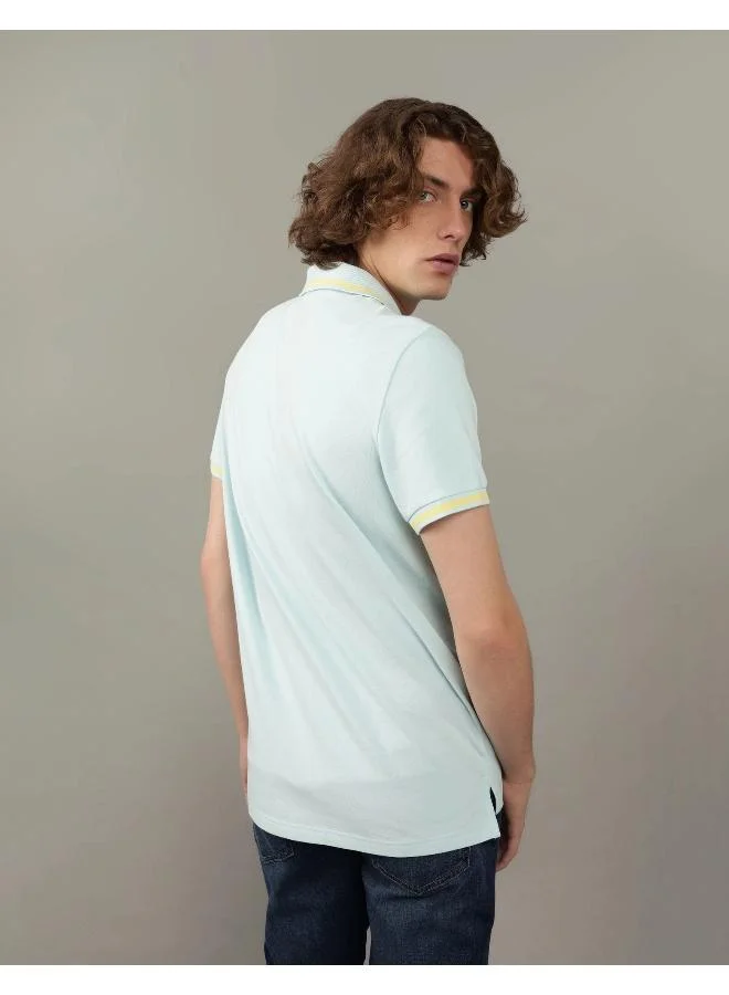 امريكان ايجل AE Tipped Flex Pique Polo Shirt