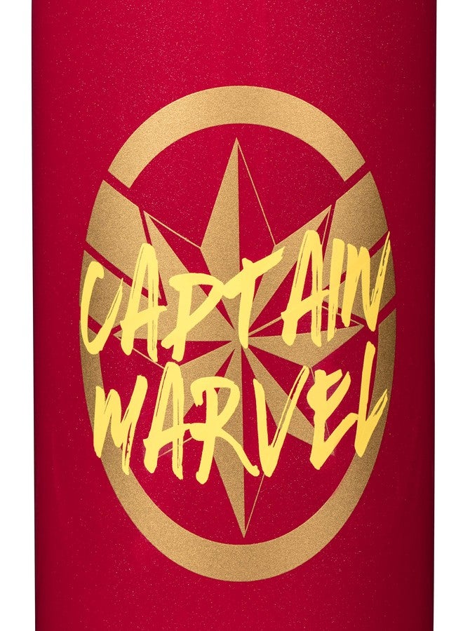 Seven20 Avengers Captain Marvel Stainless Steel Water Bottle, 18oz - Insulated Thermos To-go Travel Bottle for School, Sports, Gym, Coffee - Movie Gift for Kids, Teens, Women, Men - Image 3