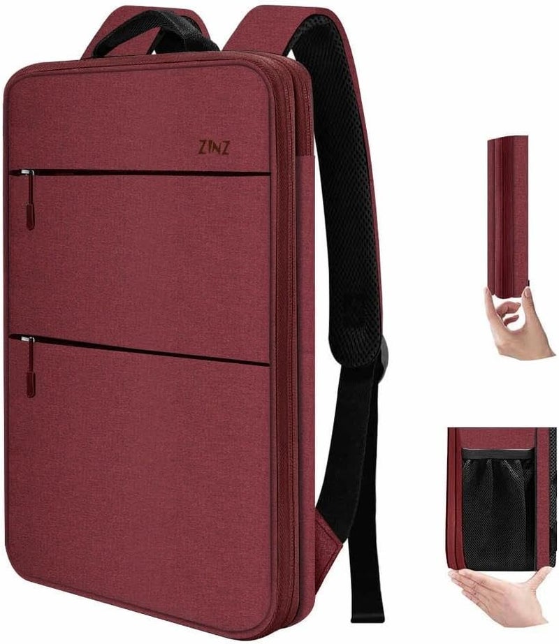ZINZ Slim & Expandable Laptop Backpack 15 15.6 16 Inch Case, Water Resistant Travel Backpack Compatible with MacBook Pro/Neo 16" 15", Dell XPS 15 16 and Most 15" 15.6" 16" Notebooks - Image 1