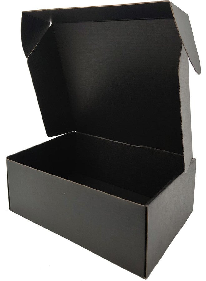 Lmuze Black Shipping Boxes for Small Business Pack of 20-12x9x4 inches Cardboard Corrugated Mailer Boxes for Shipping Packaging Craft Gifts Giving Products - Image 3
