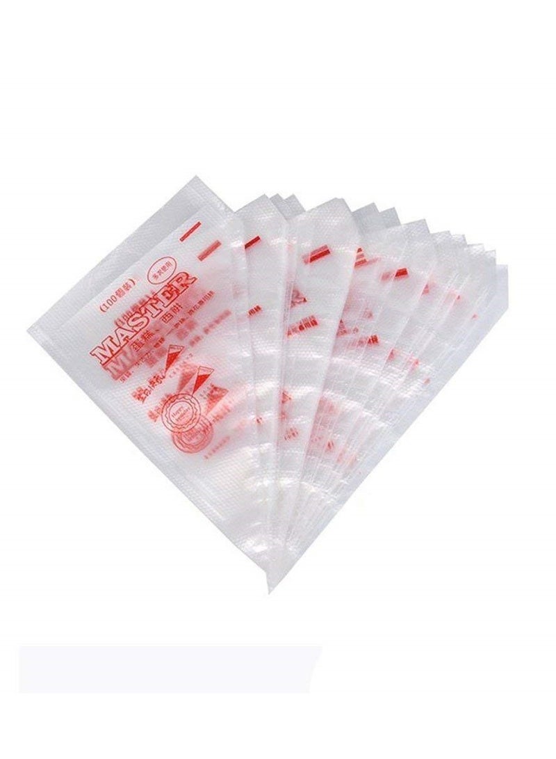 100pcs Thickened Disposable Piping Bags, Cake Cream Pastry Bag, Dessert Biscuit Piping Bag, Household Baking Tool, Cake Decorating Tools 29cm*18cm - Image 2