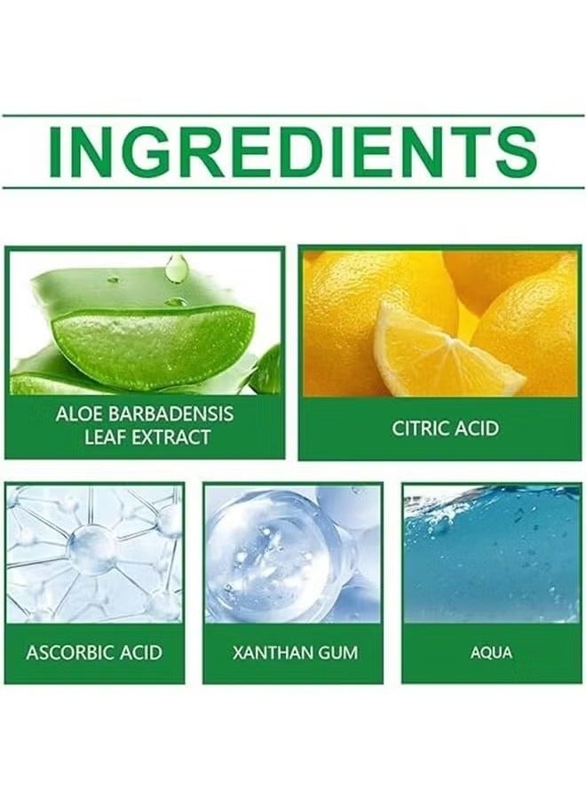 OceAura Aloe Vera Gel for Skin & Hair, Soothing Gel Moisturizer for Face and Body, Lightweight Non-Sticky Aloe Gel for Sunburn Relief and After Sun Care (100ml) - Image 4