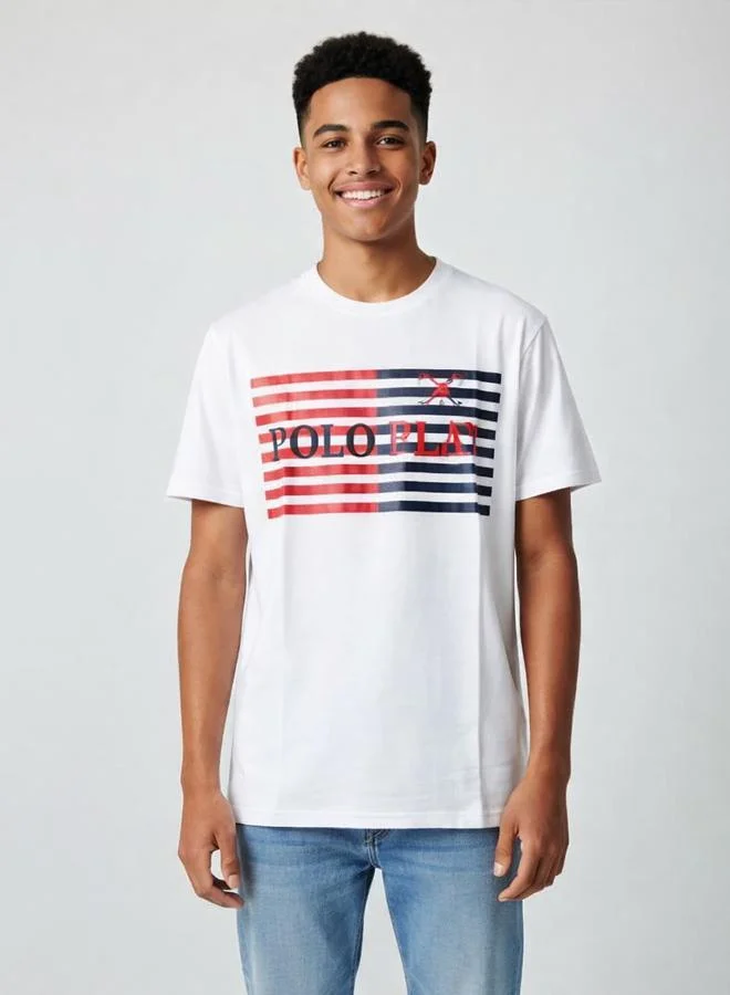 Polo Play Teen Boys Graphic Logo T-Shirt