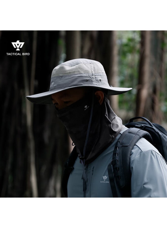 Tactical Bird Summer Outdoor Mountaineering Hiking Sunscreen Hat Men's Plus Size Sunshade Fisherman Hat Sun Hat Riding - Image 4