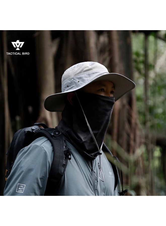 Tactical Bird Summer Outdoor Mountaineering Hiking Sunscreen Hat Men's Plus Size Sunshade Fisherman Hat Sun Hat Riding - Image 1