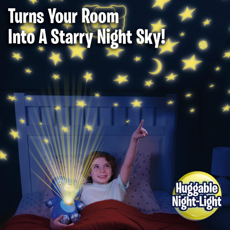 Ontel Star Belly Dream Lites, Stuffed Animal Night Light, Cuddly Blue Puppy - Projects Glowing Stars & Shapes in 6 Gentle Colors, As Seen on TV - Image 3