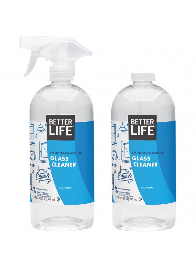 Better Life منظف زجاج طبيعي خالي من الخطوط من بيتر لايف، 32 أونصة (عبوة من 2) ، 24425 - Image 1