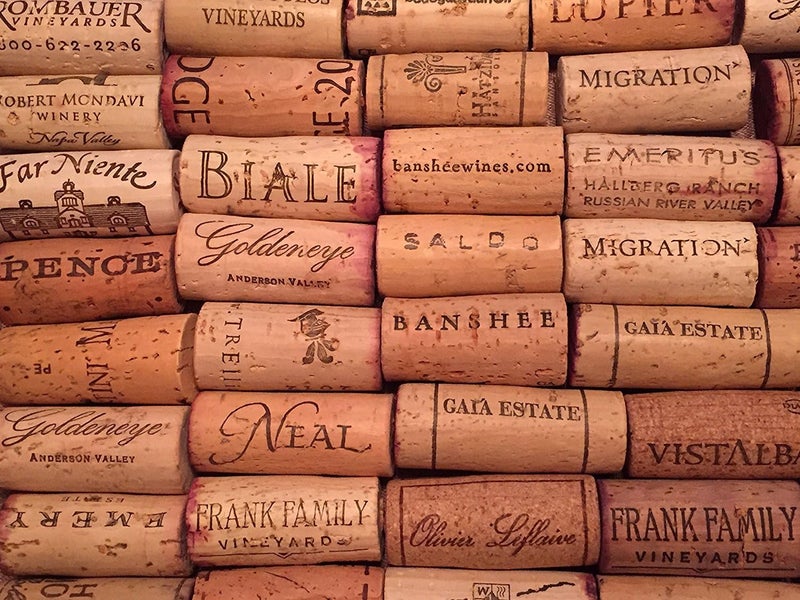 WIDGETCO Premium Recycled Natural Wine Corks - 50 Count Assorted Printed Corks for Crafts - Image 2