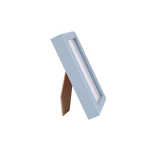 HOME ELEMENTS 1 Pc Wooden Photo Frame With Glass for Table, Floating Design Frame, Tabletop Picture Frames for Living Room, Table Decor, Home Decor, Office Desk, Premium Gifting - Light Blue (4" x 6") - Image 5