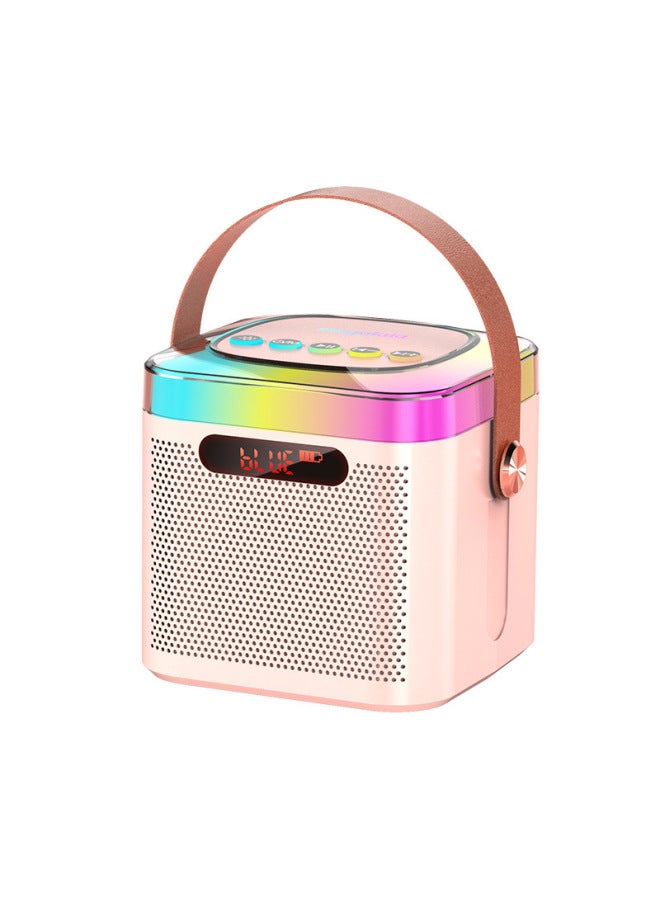 ميكروفون صوتي متكامل للمنزل، حقيبة محمولة، ميكروفون مع سماعة بلوتوث لاسلكي عالمي، كاريوكي للأطفال والعائلة، KTV - Image 5