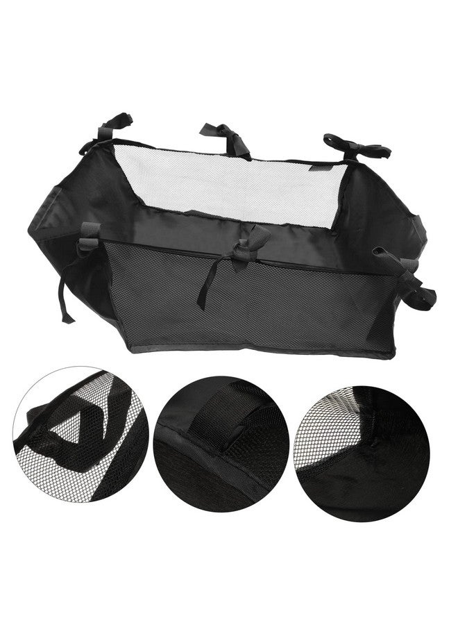 Toddmomy Stroller Car Stroller Infant Pushchair Pram Bottom Basket Baby Trend Stroller Storage Basket Replacement Stroller Storage Organizer Bag Storage Bags Nappy Storage Pouch Net Bag - Image 2