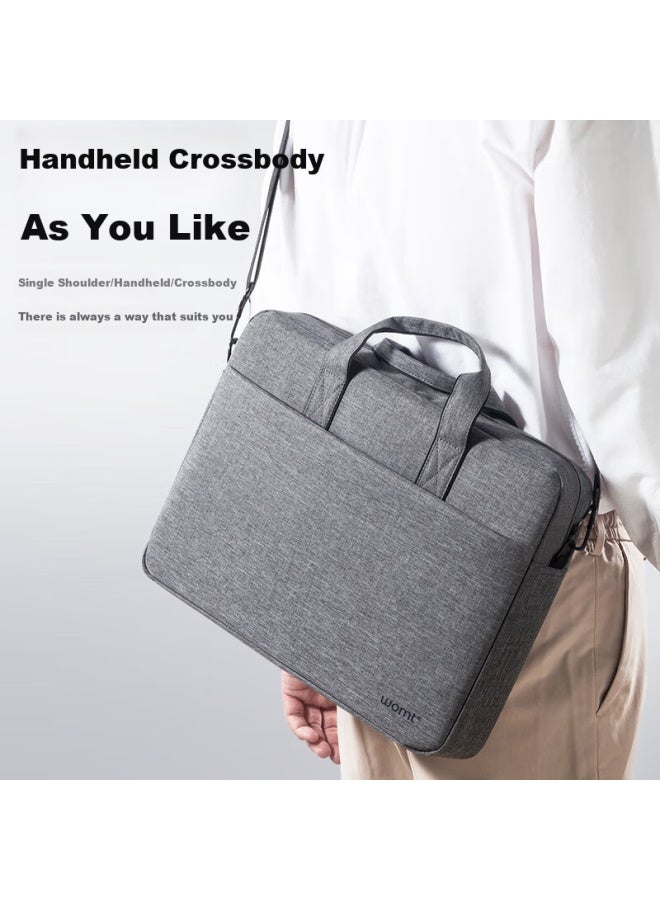 Womt No-ink Notebook Laptop Bag 15.6/16 Inch For Apple Huawei Lenovo Legion Xiaomi Asus Dell Gaming Laptop Large Capacity Shoulder Bag For Men And Women - Image 3