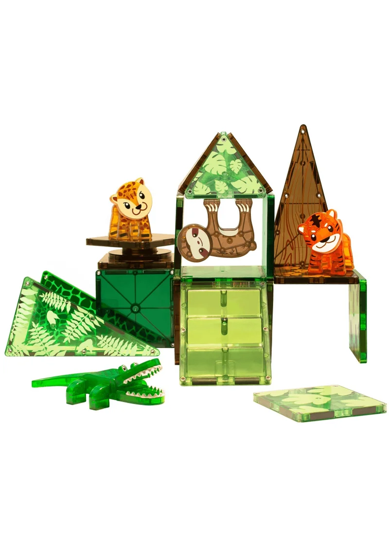MAGNA-TILES Jungle Animals 25 Piece Set