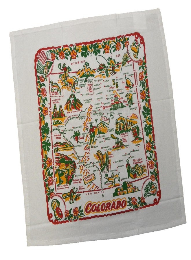 Nicbobo Colorado State Souvenir Dish Towel - Image 1