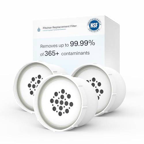Clearly Filtered 3 Pack Water Pitcher Replacement Filters 3 Pack - Image 1