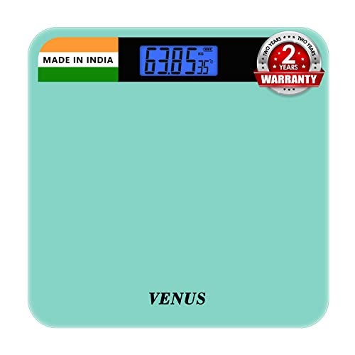Venus (Made in India) Electronic Digital Personal Bathroom Weight Machine for Body Weight upto 180 kg Weighing Scale with 24 Months Warranty - Image 2