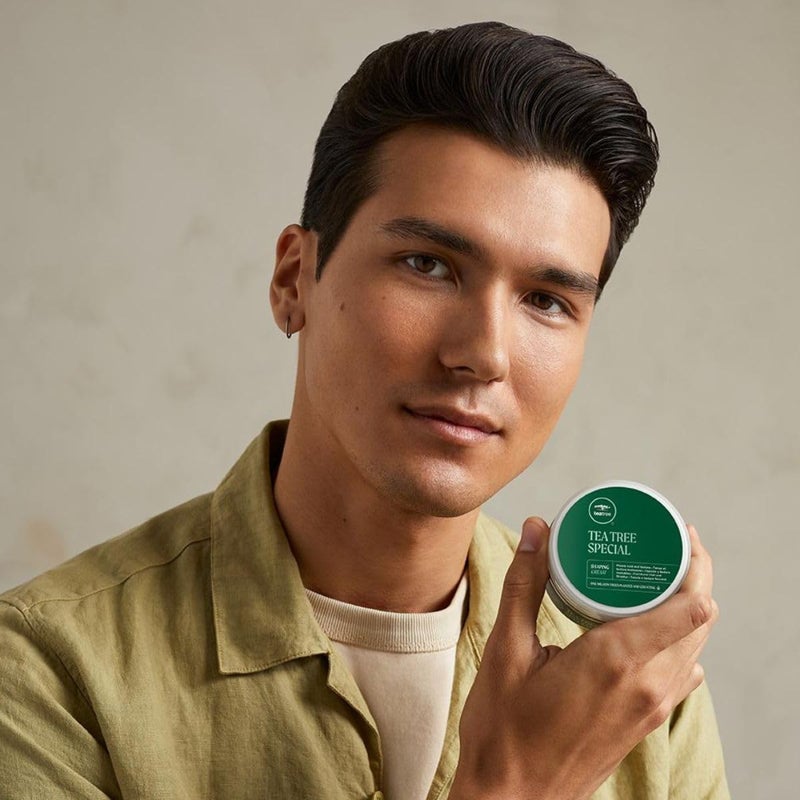 Tea Tree كريم تشكيل شجرة الشاي، كريم تصفيف الشعر، ثبات طويل الأمد، لمسة غير لامعة، لجميع أنواع الشعر - Image 5