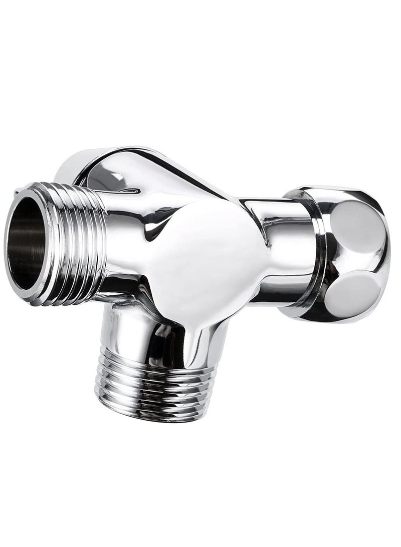 SYOSI Diverter, Solid Brass Shower Arm Diverter Valve,Handheld Shower and Shower Head Shower Arm 2-Way Diverter for Handshower Universal Component, Replacement Par  - Image 4