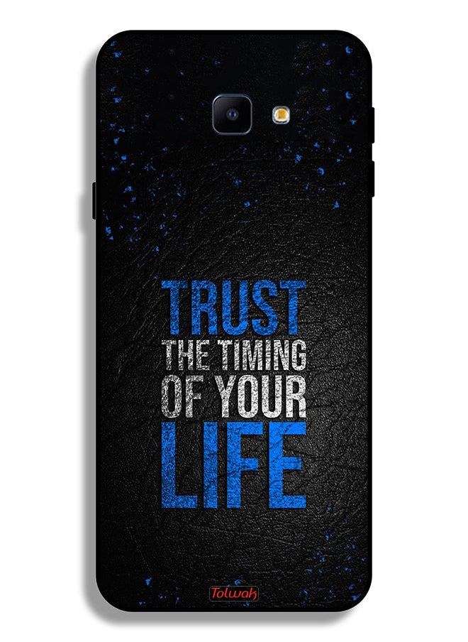 Tolwak - Samsung Galaxy J4 Core Protective Case Cover Trust The Timing Of Your Life - Image 1