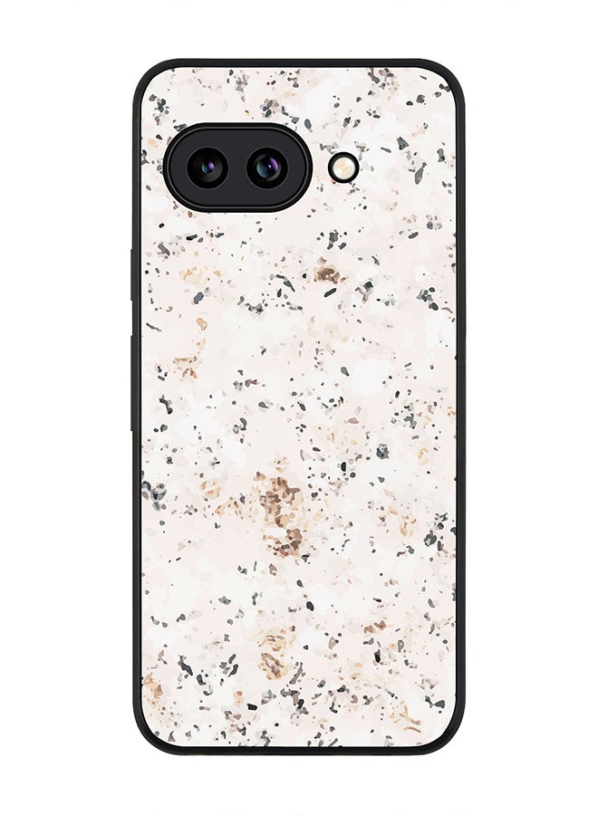 For Google Pixel 9a Case,Slim fit Camera Protection, Shockproof Thin Phone cover  - Marble Print Stone