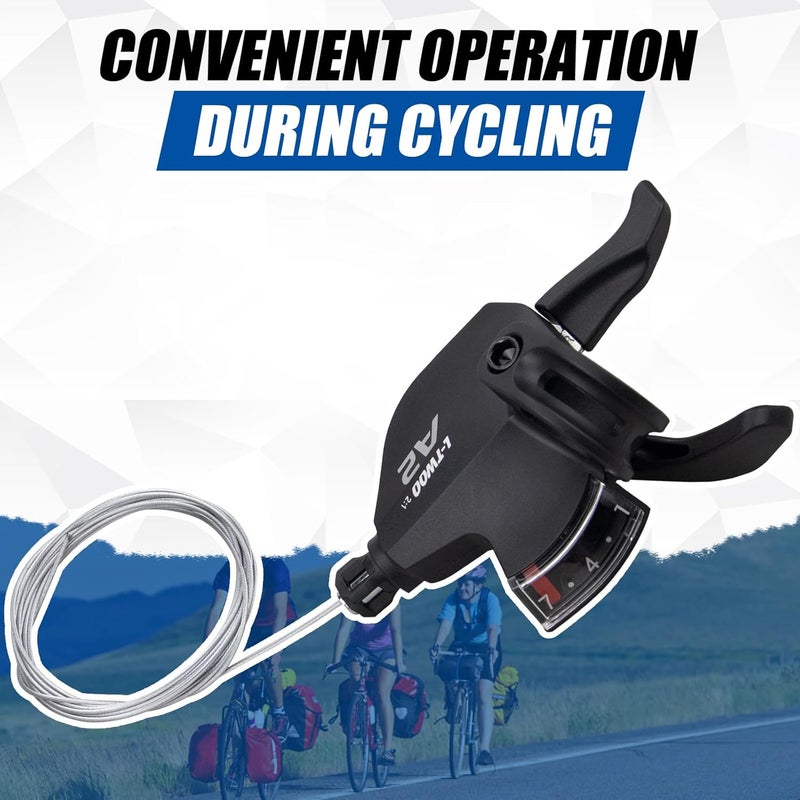 WEEROCK Bike Shifter Lever 7 Speeds Right Thumb Gear Shift Lever for Mountain Bicycle - Image 3