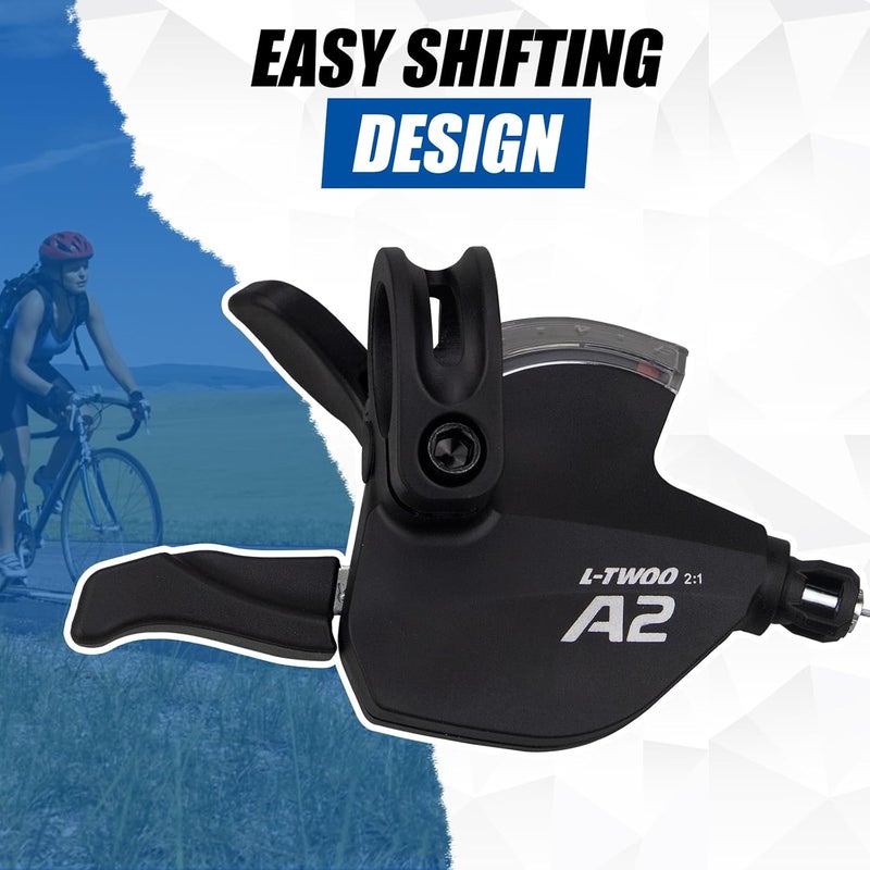 WEEROCK Bike Shifter Lever 7 Speeds Right Thumb Gear Shift Lever for Mountain Bicycle - Image 4