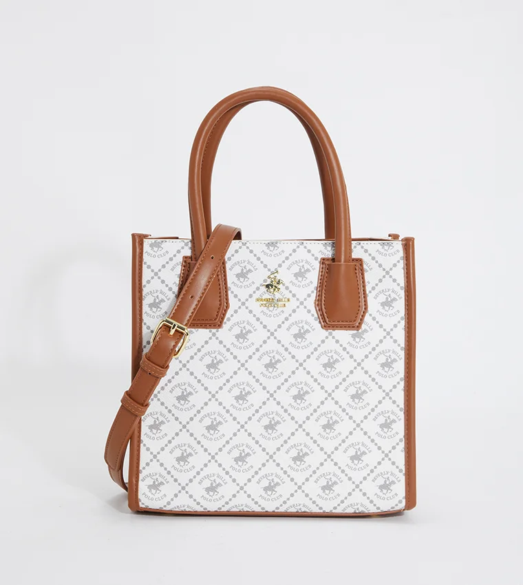 BEVERLY HILLS POLO CLUB Logo Monogram Tote Bag