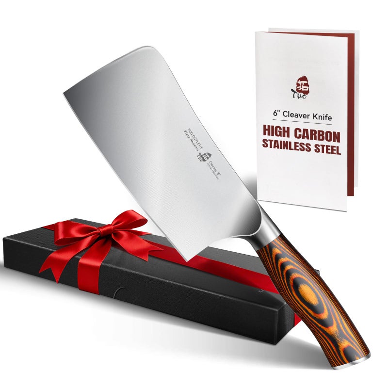 TUO سكين شيف من الستانلس ستيل الألماني عالي الكربون للطبخ - Image 1