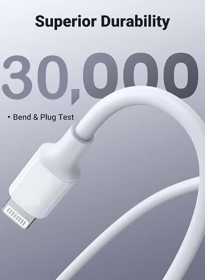 Gecomo iPhone Charger Cable 1M[MFi Certified] USB C to Lightning Cable Fast Charging Power Delivery PD 20W iPhone Charging Cable for iPhone 14/14 Pro/14 Plus/14 Pro Max, iPad Pro, iPhone 8-13 All Series - Image 4