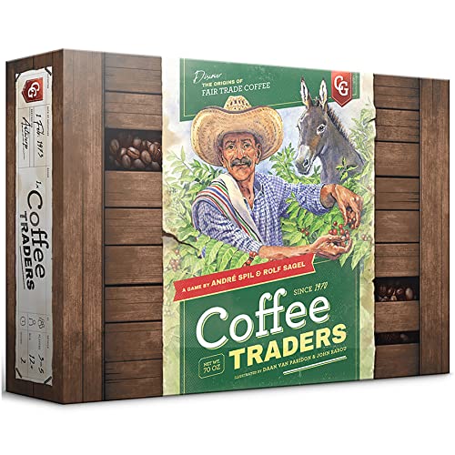 Capstone Games Coffee Traders Board Game for 35 Players Economic Strategy and Trading Focused Euro Style Gameplay with Market Competition and Resource Management Depth 120 Min Playtime Ages 12 - Image 1