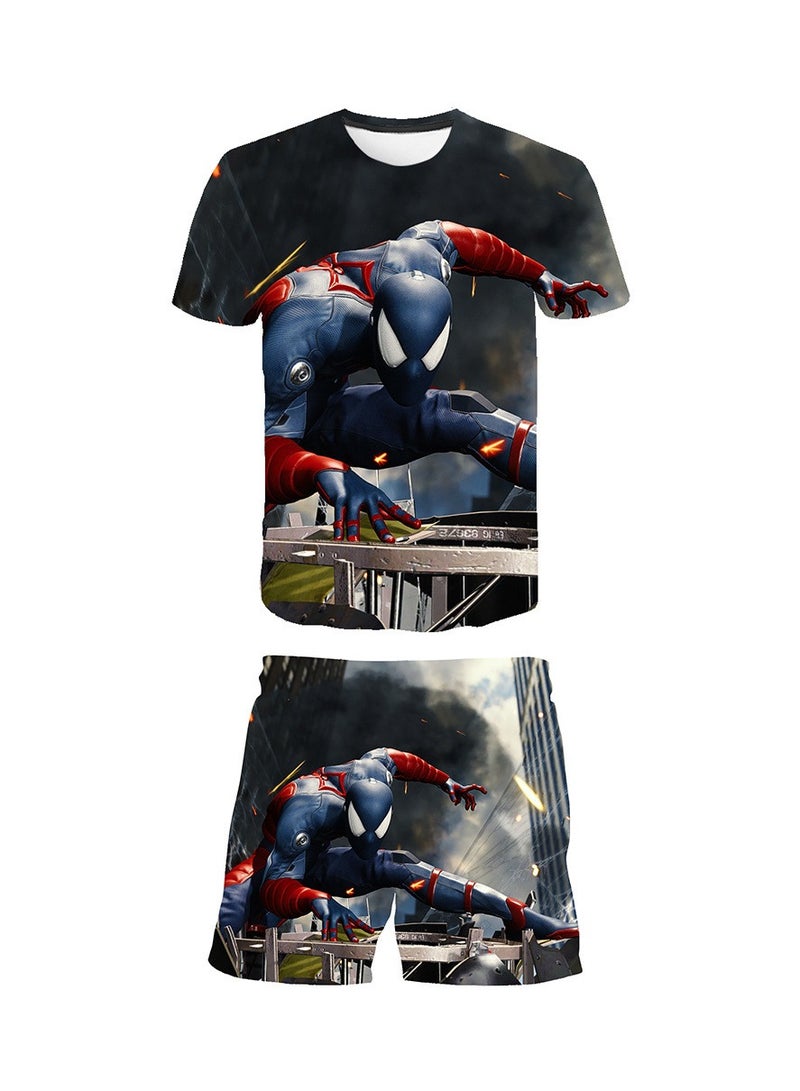 KUYING New Spider Man Children's Printed Set  - Image 1