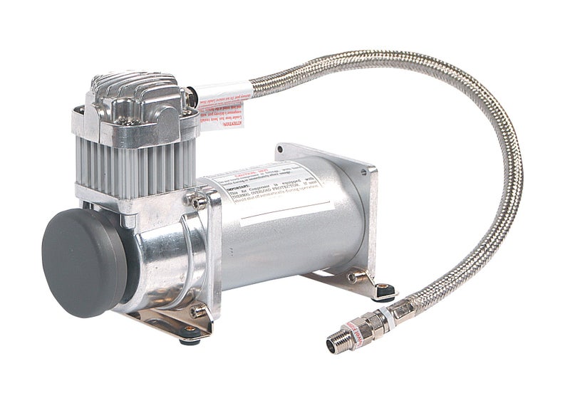 VIAIR 350C  Small Industrial Air Compressor for Drilling Air Brushing Spraying Nailing  12V Continuous Duty Cycle Compressor 150 PSI Silver
