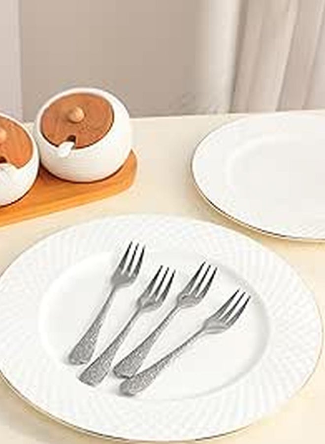 Orchid 4-Pieces Cake Forks