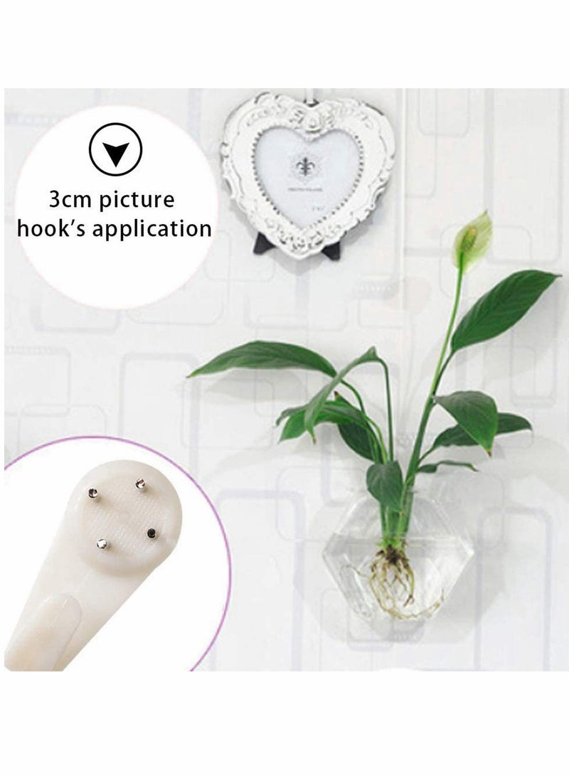 Picture Hangers for Hardwall Concrete Wall Hanging Photo Frames Drywall Hook Art Painting Display Hangers Clock Wedding Photos Hanging Hardware Kit for Home Office