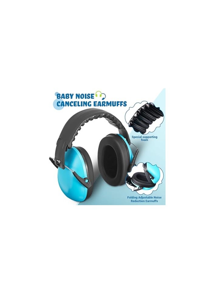 Captaintech Kids Noise Cancelling Headphones, 2 Pack Adjustable Hearing Protection for Toddlers, Ideal for Concerts, Airplanes, Music Events, and Cinemas, Comfortable and Versatile for All Occasions. - Image 3