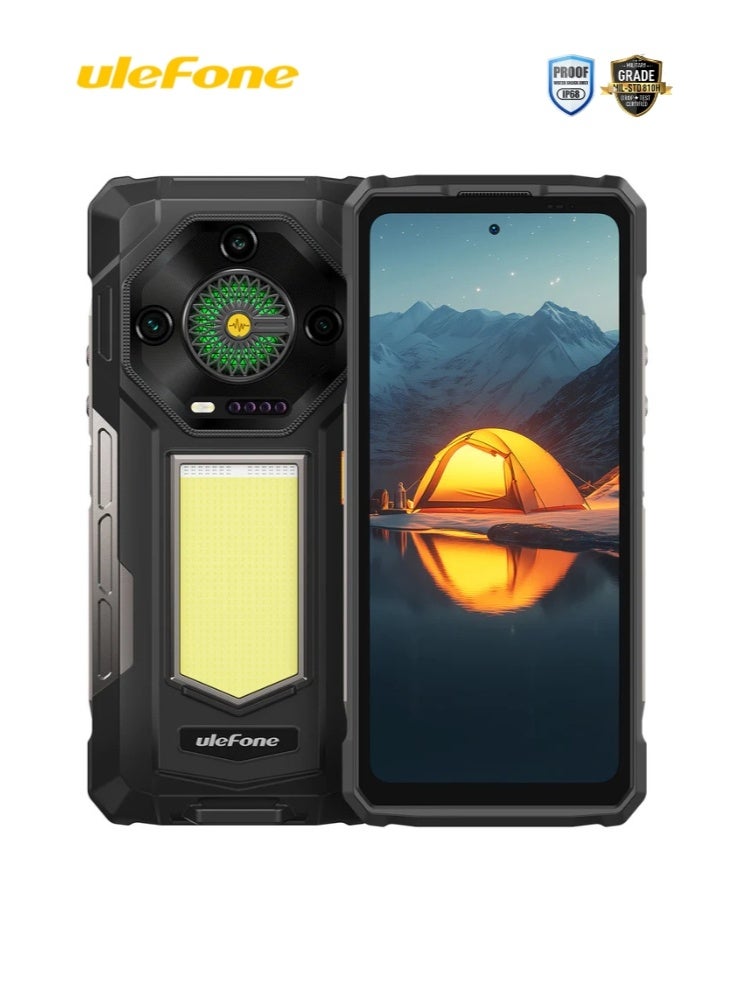 أوليفون هاتف Armor 33 فائق المتانة NFC (12+12) +512GB | شاشة FHD+ زجاج Gorilla® 5 | بطارية ضخمة 25500mAh + شحن سريع 66W | ضوء تحذيري LED متعدد الاستخدامات | رؤية ليلية بالأشعة تحت الحمراء 64MP | IP69K - IP68 - Image 3