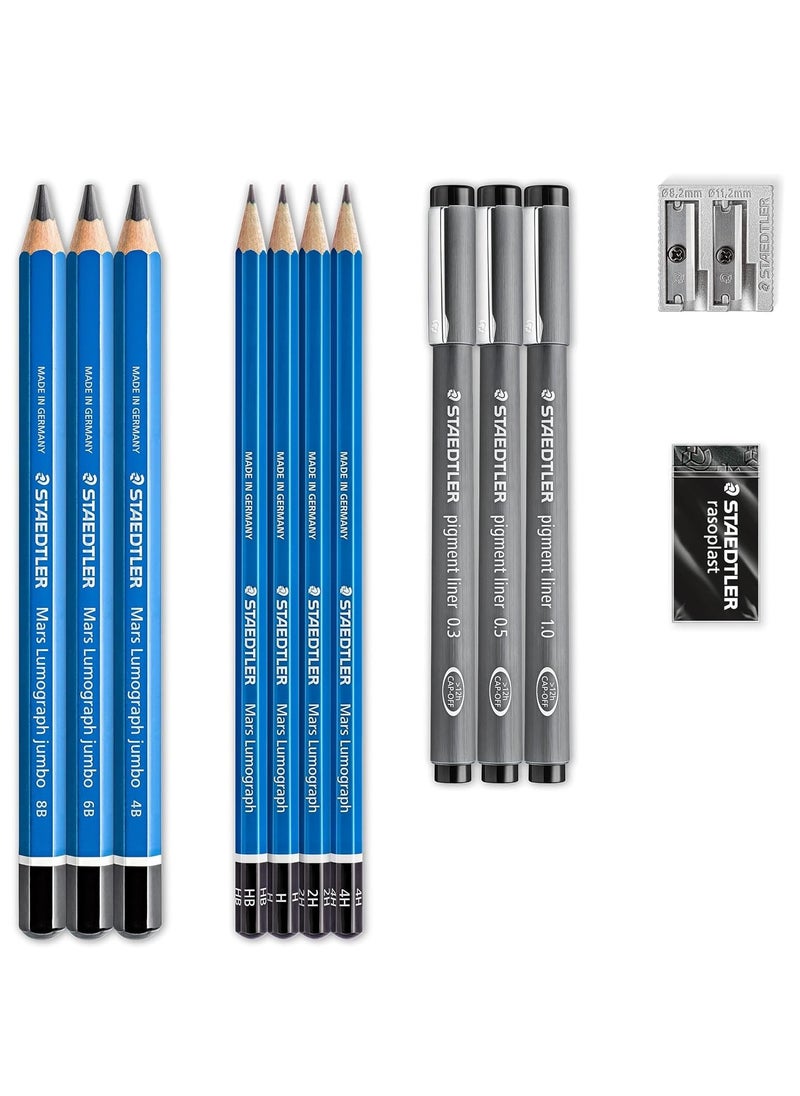 STAEDTLER مجموعة رسم رحلة التصميم المكونة من 12 قطعة  - Image 2