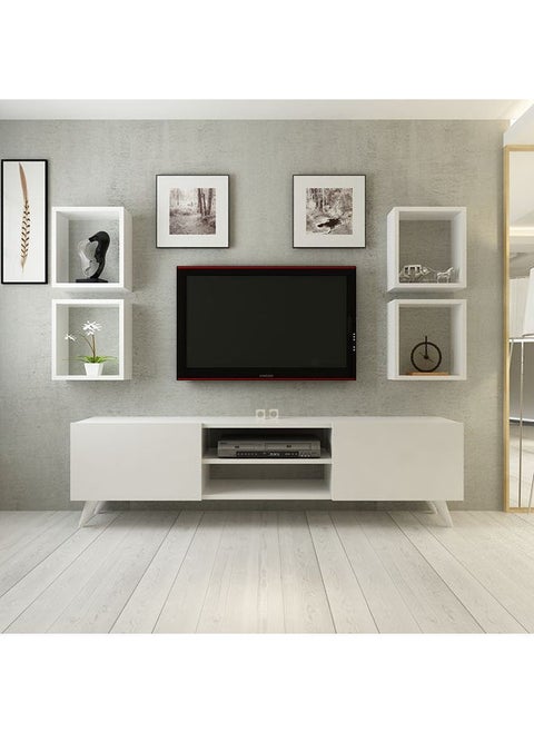 Wall Mounted TV Unit 55x30x180 cm