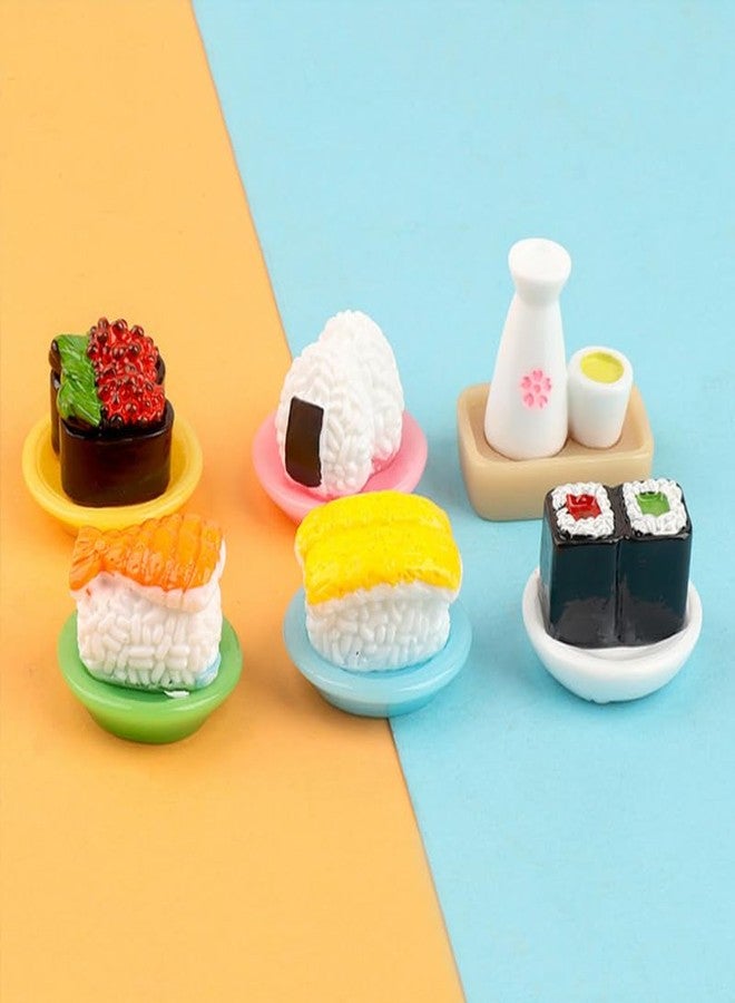 Vaguelly 36pcs Miniature Display Sushi Model Realistic Japanese Sushi Decoration for Doll Houses and Scene Layouts - Image 2