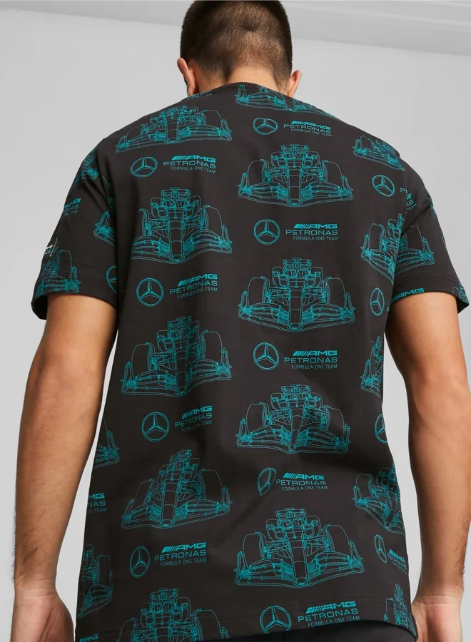AMG Petronas Formula 1 Team  Mercedes-AMG Petronas Formula One Team All-Over Print Logo T-Shirt for Men | Best Price UAE